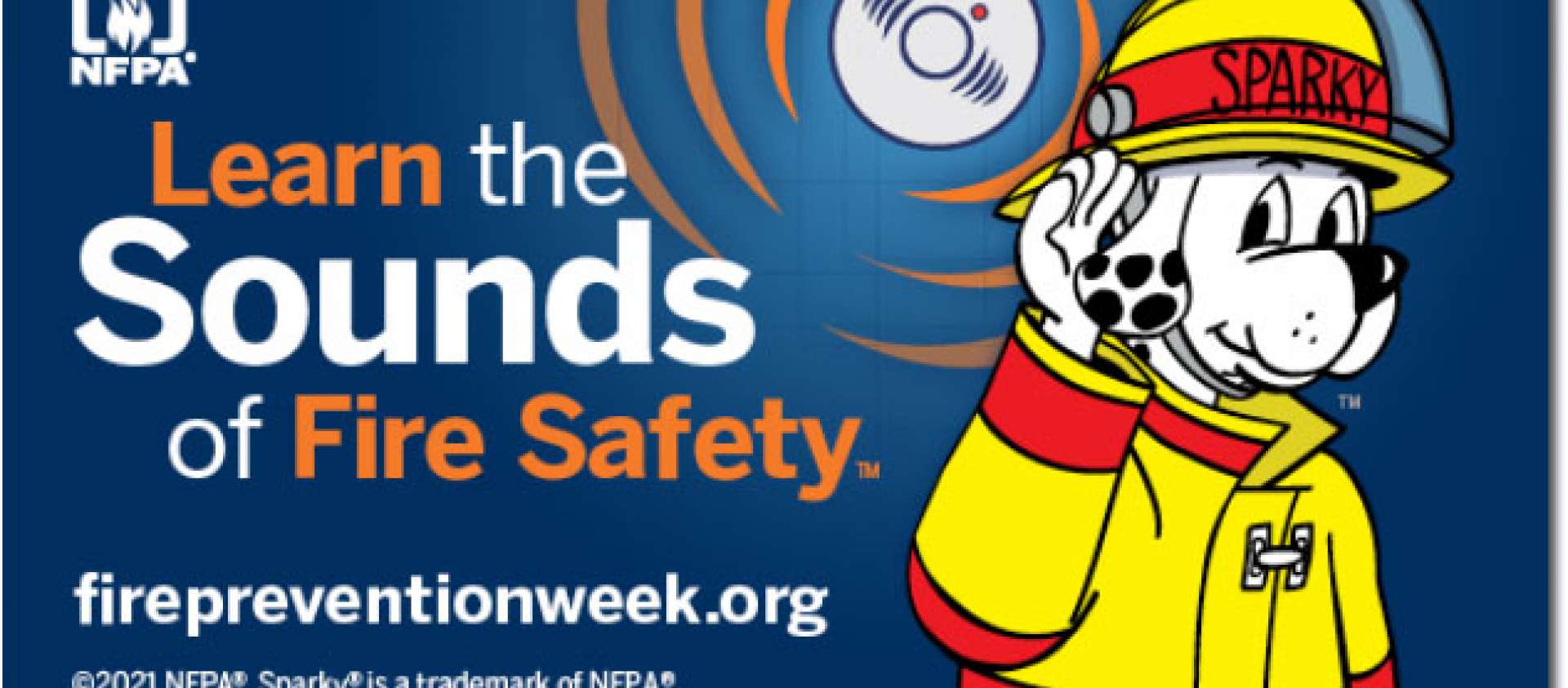 Learn the Sounds of Fire Safety Poster