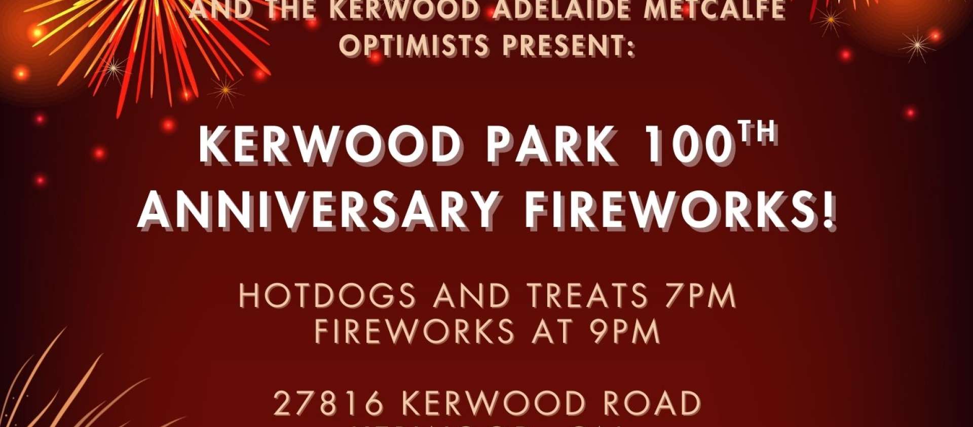 Flyer advertising fireworks 
