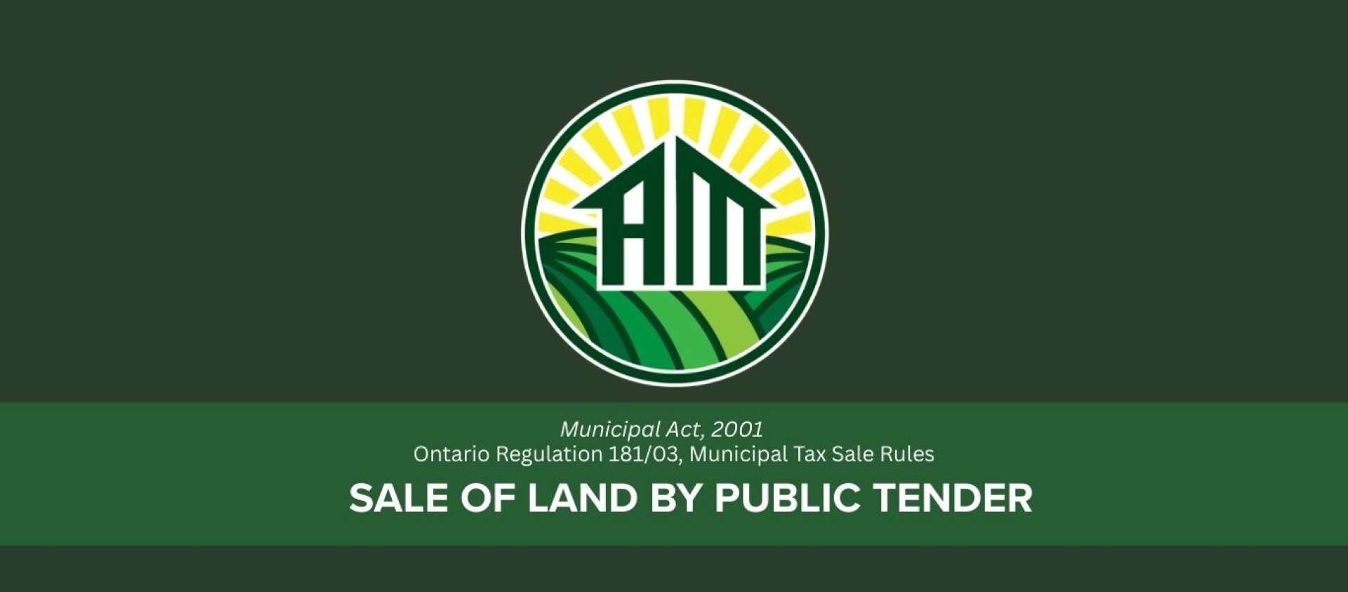 Sale of Land by Public Tender