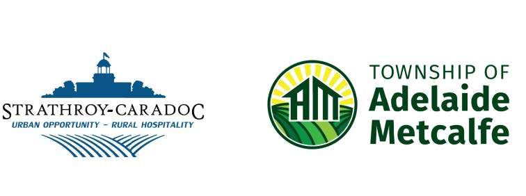 Strathroy Caradoc and Adelaide Metcalfe municipal logos